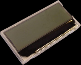 Graphic display, 128 x 32 character, FSTN, viewing area: 54.8 x 16.6 mm, DEM 128032A1 FGH-PW