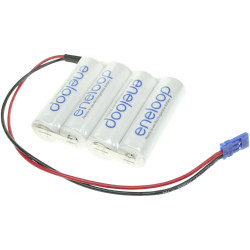 Panasonic 124006 eneloop Battery Pack 4x AA 4.8V 1900mAh Low Self-discharge