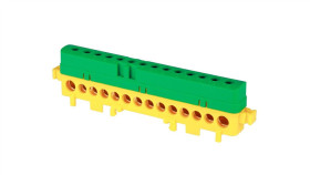 Listwa Przyłączeniowa Izolowana Lpi-14 Żółto Zielona A18-1051