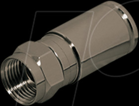 FFQ 15 H F compression connector, for Ø 8.2/8.4 mm aerial cables