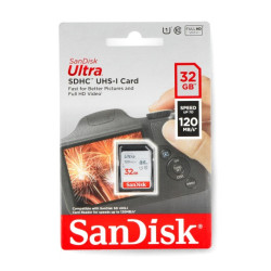 Karta pamięci SanDisk Ultra microSDHC 32GB 120MB/s UHS-I U1 klasa 10 z adapterem