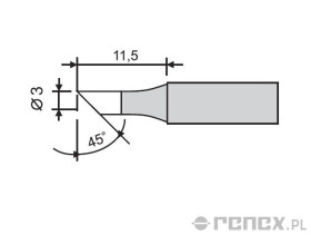 Grot do stacji GOOT RX-802AS i RX-852AS - 3C