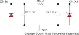 6 channel 5.5-V, ±20kV ESD protection & EMI Filter with 100-MHz -3-dB for Sim Card