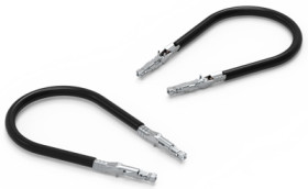 Connection cable, 0.15 m, socket straight to open end, AWG 16, 657500516015