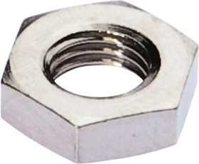 Akcesoria, nakrętka sześciokątna, M8x1, rozmiar klucza 13 mm, mosiądz niklowany, AY000024