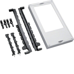 Blok do szyn zbiorczych poziomych 12x5/10mm odstep 40mm 1xNH1 450x250mm Univers N UE31A1B