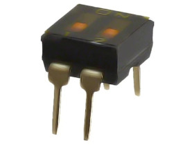 Przełącznik DIP-SWITCH Ilość sekcji 2 ON-OFF 0,025A/24VDC A6T-2102