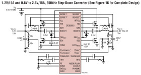 Dual, Fast, Accurate Step-Down DC/DC Controller with External Reference Voltage and Dual Differential Output Sensing