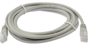 Patchcord RJ45 UTP 6e, długość 10m - szary