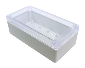 Obudowa ogólnego użytku Poliwęglan szerokość zew. 85 mm długość zew. 165 mm wys. zew. 55 mm Hammond IP65 Jasnoszary