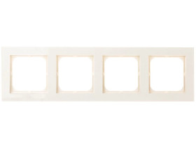 SONATA Ramka poczwórna ecru R-4R/27