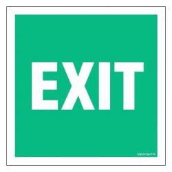 ZNAK - AC062 EXIT 25 x 25 cm TS - Płyta TD foto.