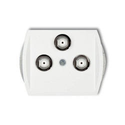 TREND Gniazdo multimedialne 3F DATA (UPC) biały GMU