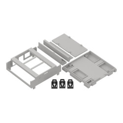 Obudowa modułowa na szynę iot.ZD3005 pi4 jasna ABS V0 - IOT.ZD3005 Pi4J ABS V0