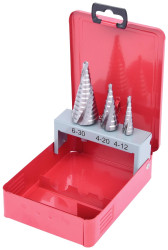 Zestaw wierteł stożkowych stopniowych KS Tools 3302403 1 szt.