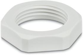 Nut, PG16, W 30 mm, H 6 mm, PA, 3241141