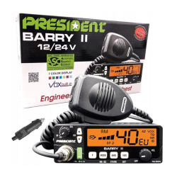 CB Radio President BARRY II AM/FM ASC 12/24V