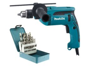 Wiertarka udarowa HP1640X4 680W + zestaw wierteł