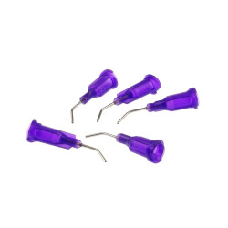 Igła dozownicza zagięta do fluxu, kleju 0,514mm, 21G - 5 szt.