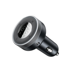 Transmiter FM Baseus 2xUSB/BT5.0 AUX, czytnik kart MicroSD CCLH-01