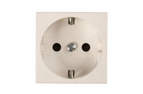 MOSAIC Gniazdo pojedyncze z/u 16A SCHUKO białe 077213