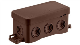 Puszka Naścienna 45X40x85mm Z Dławnicą Zintegrowaną Samozatrzaskowa...