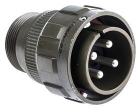 Złącze 4-pinowe Męski Amphenol Limited Męski Montaż na kablu MIL-DTL-5015 rozmiar 22