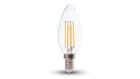 Żarówka Dekoracyjna Led Filament Vt-2127 6W E14 Candle 4000K 600Lm A+ 300St....