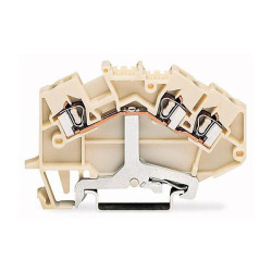 WAGO 780-640 3-conductor Shield Terminal Block White