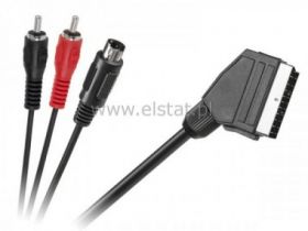 EURO- SVHS+ 2x RCA 7,5m