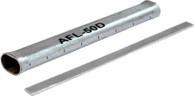 AFL-50D - złączka płasko-owalna do karbowania, do przewodów AFL 50mm2 długa