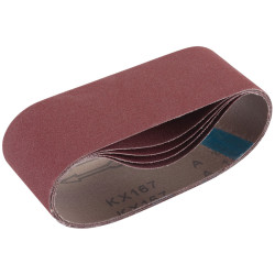 Draper 09236 Cloth Sanding Belt, 75 x 457mm, 180 Grit (Pack of 5)