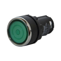 Przycisk sterowniczy monoblok, kryty, stabilny, 1NO+1NC, zielony T0-MB102FY