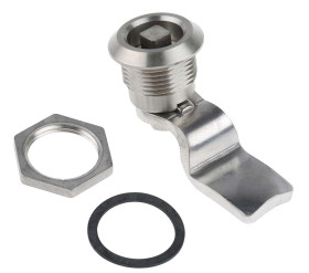 Zamek kwadratowy wycięcie panelu: 20.2 x 20.2mm Stal nierdzewna