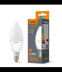 LED Żarówka VIDEX E14 C37 4W WW