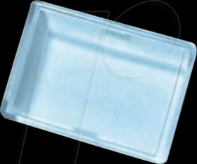 A0161G Cover for operator, rectangular, white clear