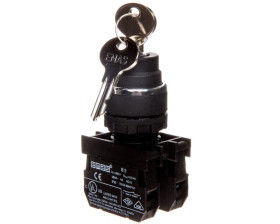 Przycisk sterowniczy 1Z 0R z kluczem bez samopowrotu 2-0-1 T0-B102A30