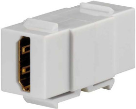 Rutenbeck 17010653 Adapter gniazdo czysty biały 1 szt.