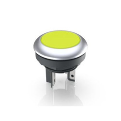 Podświetlany łącznik przyciskowy Chwilowy 1 NO średnica wycięcia 16.2mm Przewlekany RAFI