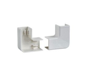 Łącznik pionowy 90° 151 x 50 mm ABS białe ETK15140 SCHNEIDER ELECTRIC