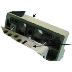 Pokrywa zacisków SMC Płyta końcowa MES704U