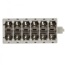 Magazyn odgromników gazowych LSA 8/6 dla KRONECTION Box A-6 KRONE