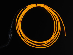 High Brightness Orange Electroluminescent (EL) Wire - 2.5 meters (High brightness, long life)
