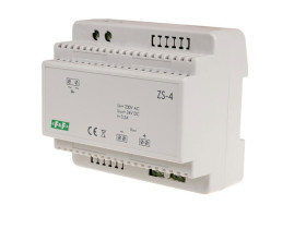 Zasilacz stabilizowany transformatorowy 12W/24VDC/0,5A szyna 35mm 6 modułów ZS-4 F&F FILIPOWSKI