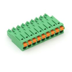 2EDGKN-3.81-9P - Listwa zaciskowa sprężynowa żeńska 9pin, raster 3,81mm