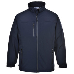 Jacket Mens Softshell Navy Blue Size XLa