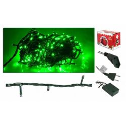 Lampki choinkowe 100 LED zielone (8m) - Lx AS108