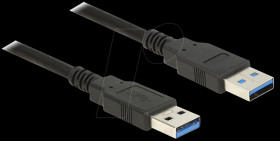 85063 Cable USB 3.0 Type-A male &gt; USB 3.0 Type-A male 3.0 m black