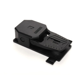 Wyłącznik nożny z tworzywa bez osłony 1Z+1R pojedynczy żółty tworzywo T0-PDNS11BX10