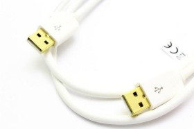 KABEL USB WTYK - WTYK 1M BIAŁY VITALCO DSKU11